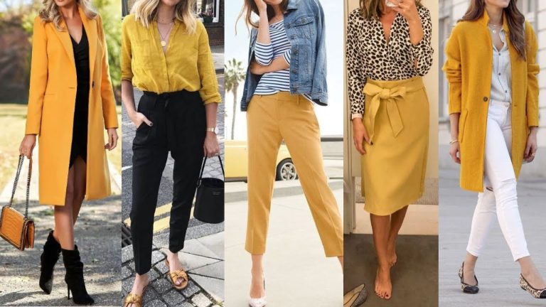 blusa mostaza con que zapatos