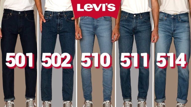 cuales son todos los modelos de pantalones de levi