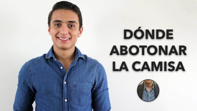 cuantos botones tiene una camisa de hombre