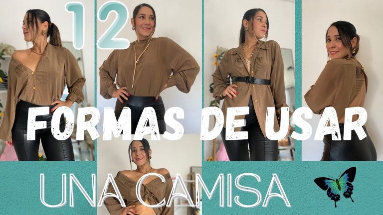 diferentes formas de poner una camisa