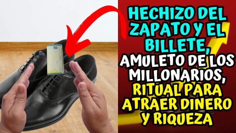en que zapato se pone el billete
