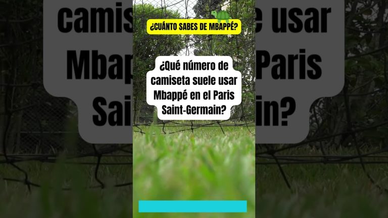 ¿Qué número de camiseta usa Mbappé en su club y selección?