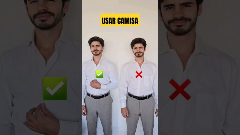 que poner encima de una camisa de hombre