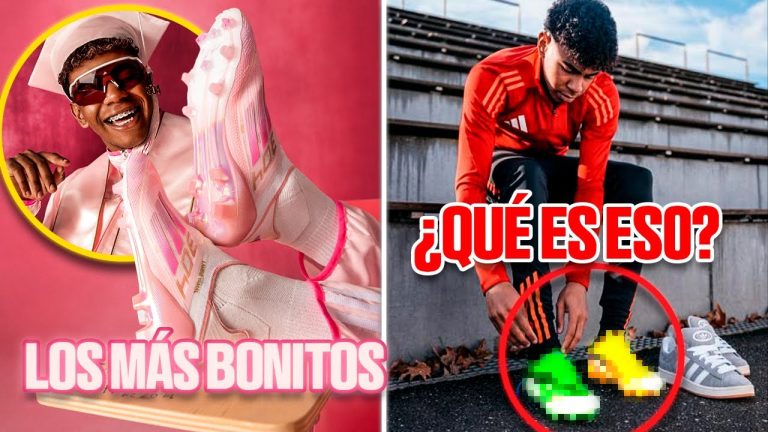 que zapatos usa lamine yamal