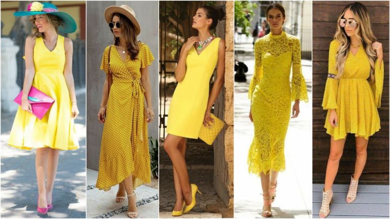 Cómo elegir los zapatos ideales para un vestido amarillo