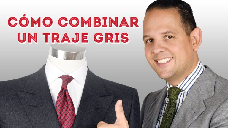 Camisa ideal para combinar con traje gris: consejos y estilos