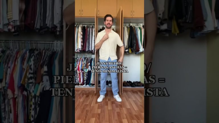 Qué zapatillas son ideales para combinar con pantalones anchos de hombre