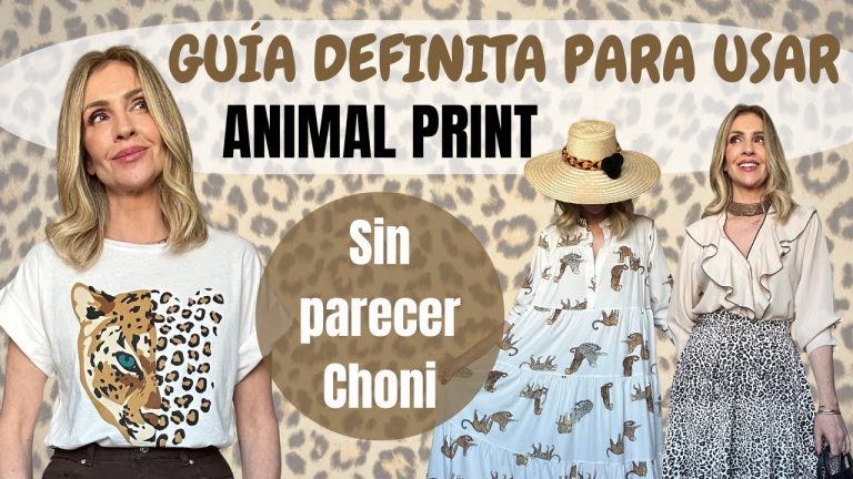 Zapatos ideales para combinar con vestido animal print