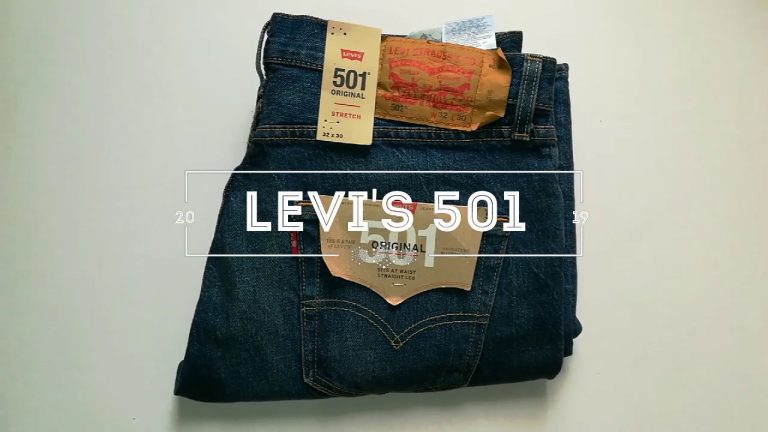 ¿Cuánto pesa un pantalón Levi’s 501? Descubre su peso y características