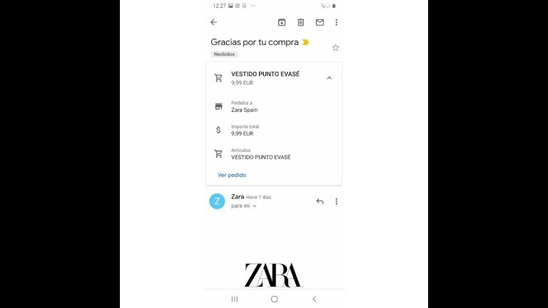 cuanto tarda zara en enviar un pedido