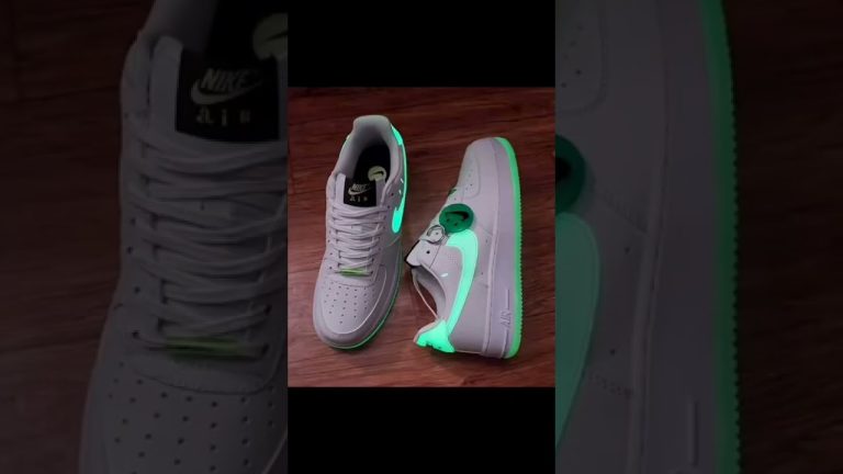 nike que alumbran en la oscuridad