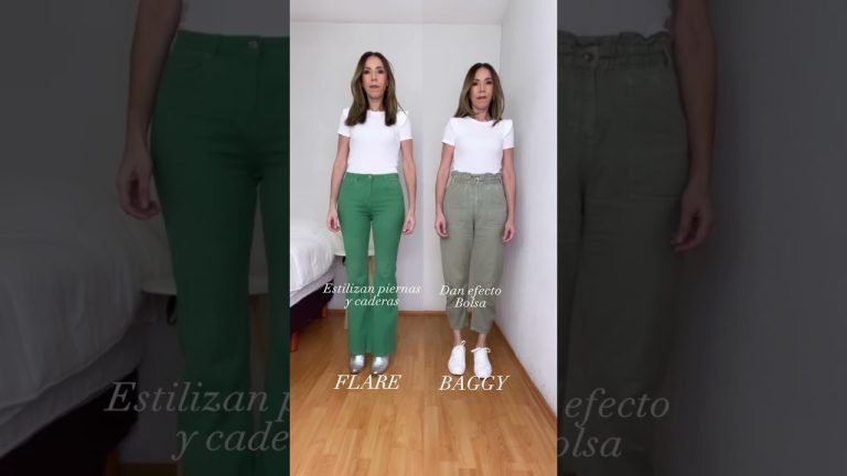 pantalones acampanados a quien le quedan