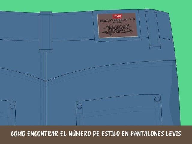 que significa el numero en los pantalones levis