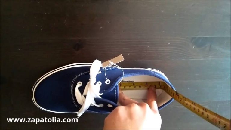 cuanto mide la suela de un zapato