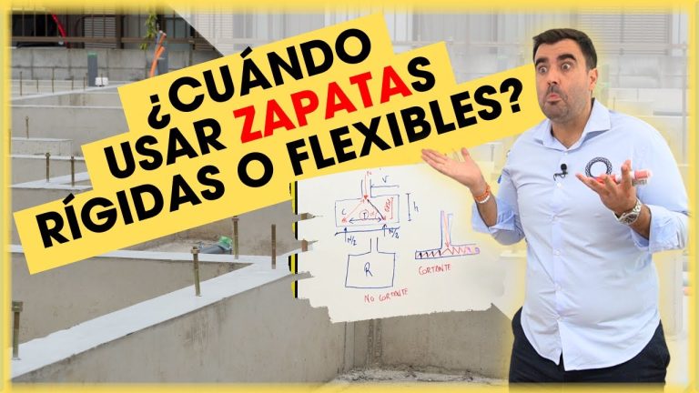 Diferencia entre zapata rígida y flexible: características y aplicaciones