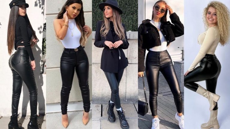 Pantalón de cuero: ¿Con qué zapatos combinarlo?