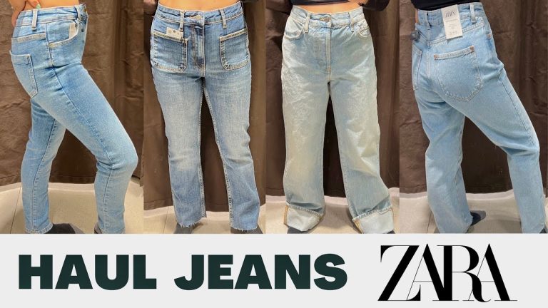 Pantalones vaqueros de zara que estilizan y favorecen tu figura