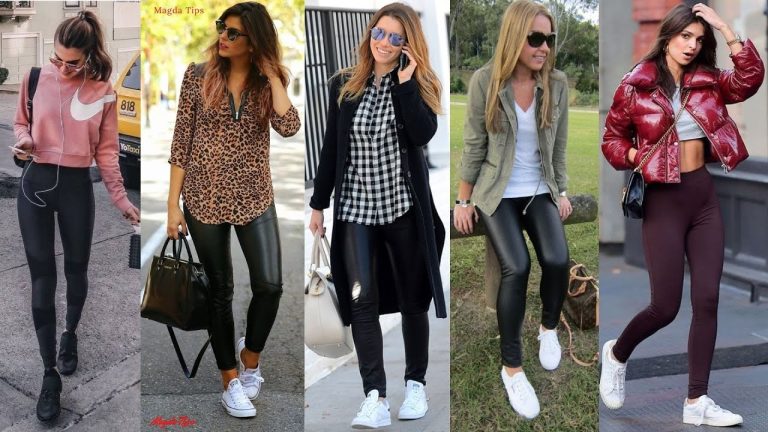 Qué zapatos usar con leggins de cuero para un look perfecto